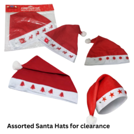 Assorted Santa Hats - Clearance Sale!