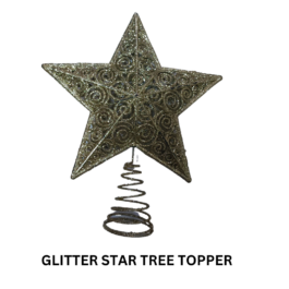 Glitter Star Tree Topper