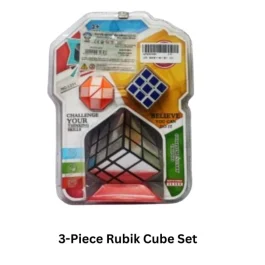 3- Piece Rubik Cube Puzzle Set