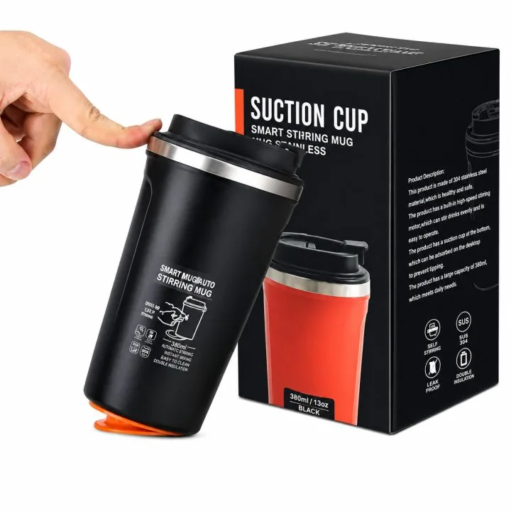 Suction Mug Cup Stainless Steel