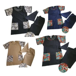 Domestic Abstract Overalls